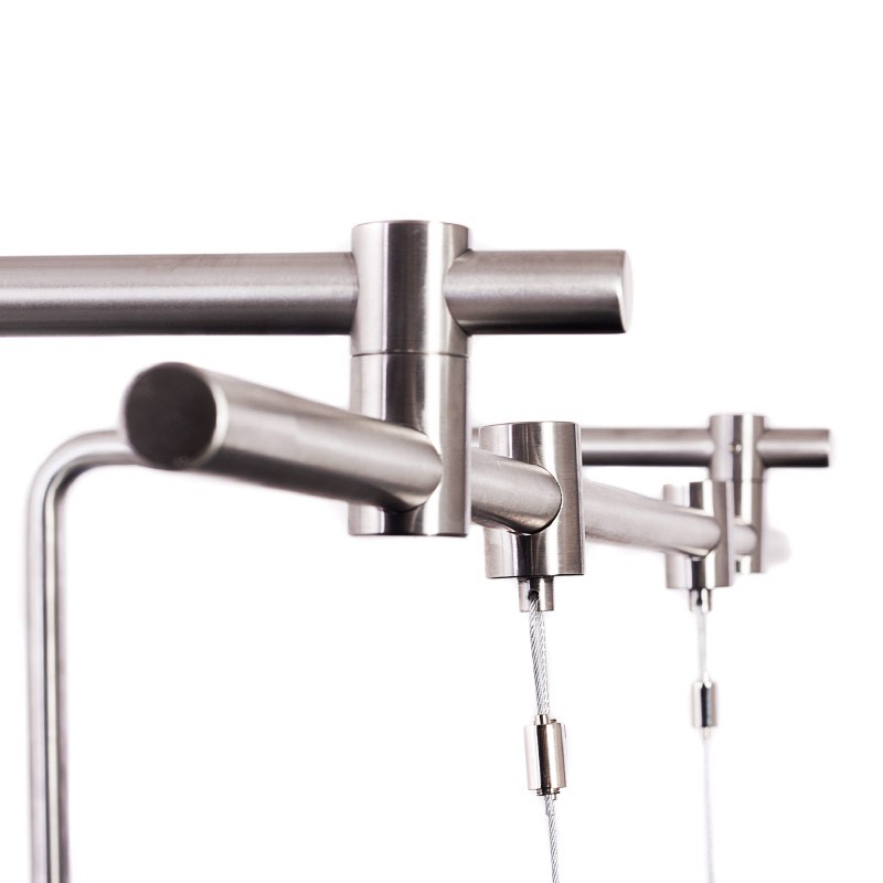 Aquarium Lighting Mounting Kit Hanging System From Iquatics Aquarium Light Hanging Bar Close Up